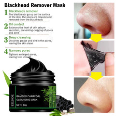 Blackhead Remover Facial Mask Mud Skin Care Shrink Pores Acne Black Head Removal Mask Nose Cleansing Purifying Peel Type Masks