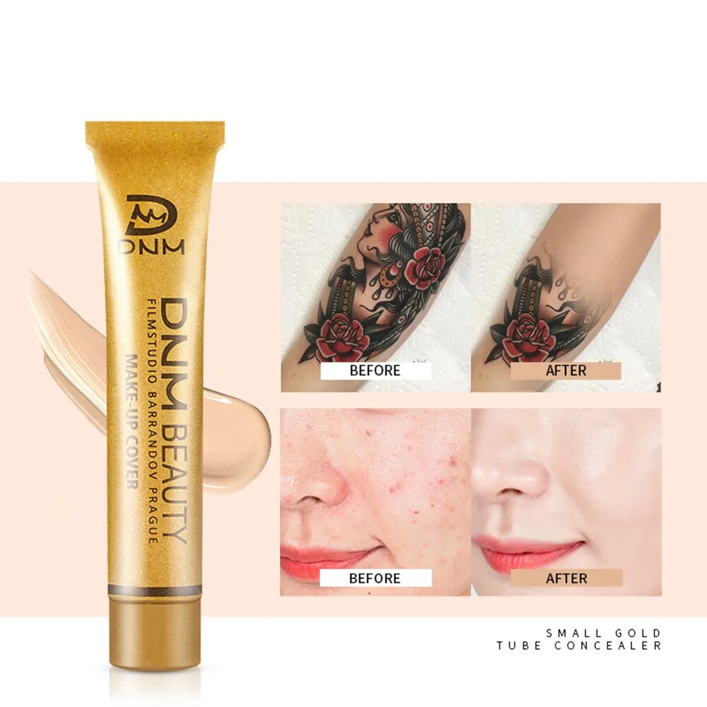 Professional Full Skin Concealer Liquid Make Up Color Corrector Foundation Cream Scars Acne Cover Waterproof Contouring Cosmetic