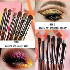 Makeup Eye Shadow Brush Set