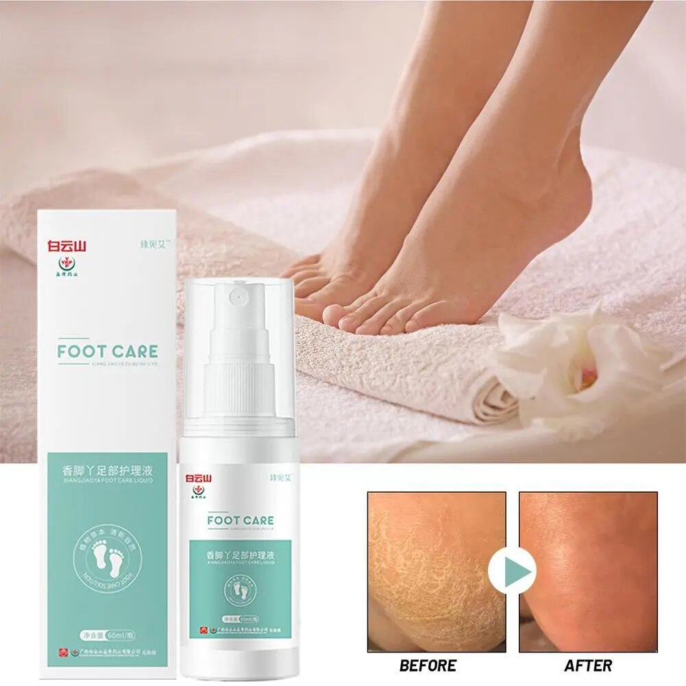 Herbal Fragrance Foot Deodorizing Spray Herbaceous Plant Shoe Care Care Health Fresheners Personal Anti Foot Cracking Extra E7B3