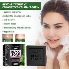 Face Hair Care Bikini Line Remove Acne Bamboo Charcoal Oil Soap Herbal Natural Essential Skin Soap Organic Whitening A2W2